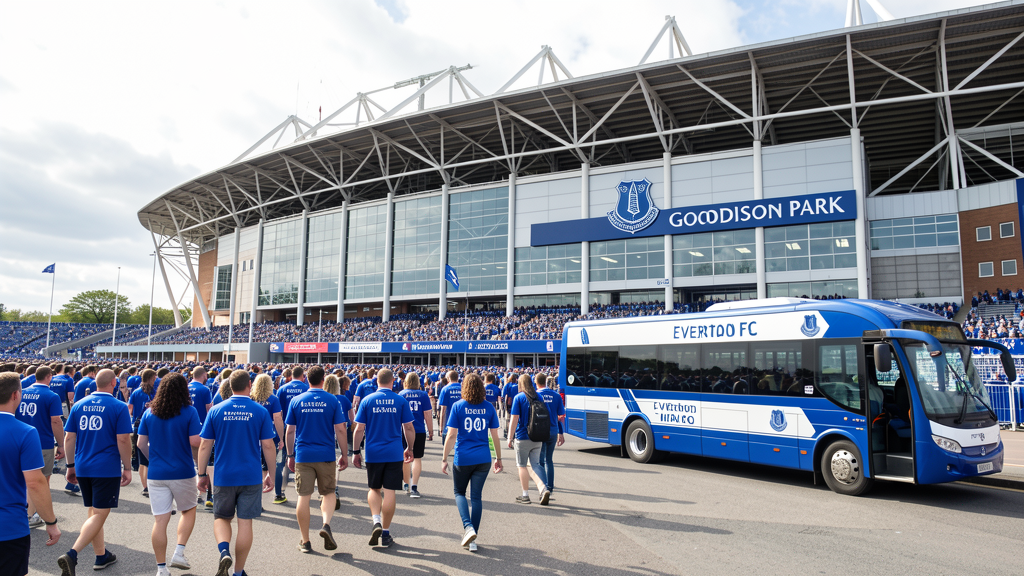 everton match day minibus